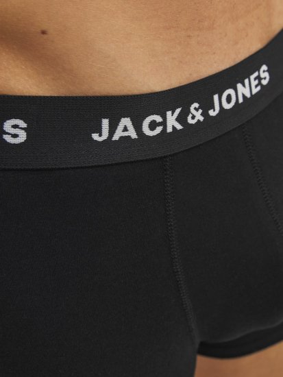 Jack & Jones HUEY Trunks 7-Pack Black - Spodní prádlo - Spodní Prádlo Nadměrné Velikosti 2XL-8XL
