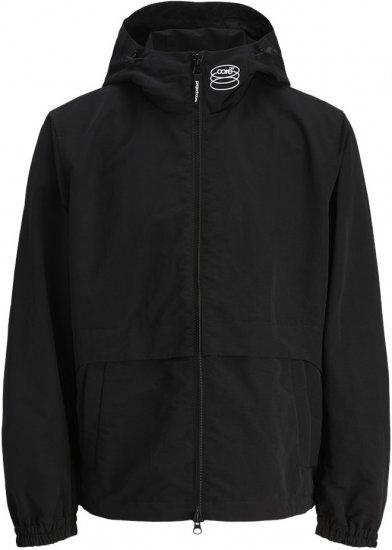 Jack & Jones Union Shell Jacket Black - Bundy - Bundy Nadměrné Velikosti - 2XL-8XL