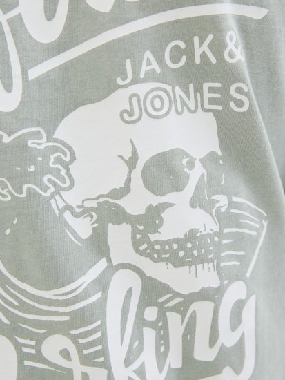 Jack & Jones Zekiel Crew Neck T-Shirt Iceberg Green - Trička - Trička nadměrné velikosti - 2XL-14XL