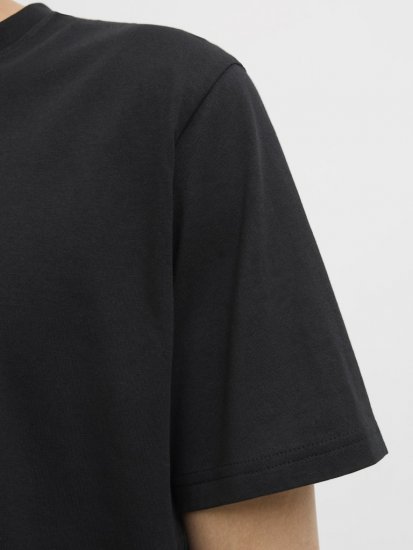 Jack & Jones Vira Branding Crew Neck T-Shirt Black - Trička - Trička nadměrné velikosti - 2XL-14XL