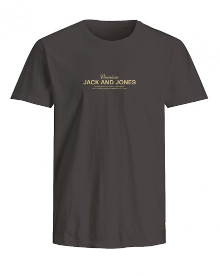 Jack & Jones Ferris Crew Neck T-Shirt Black - Trička - Trička nadměrné velikosti - 2XL-14XL