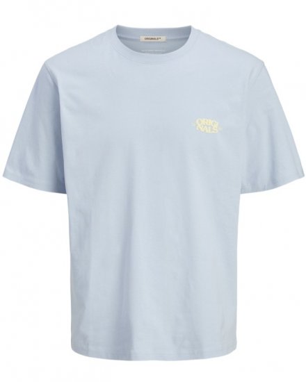 Jack & Jones Tavira Type Crew Neck T-Shirt Skyway - Trička - Trička nadměrné velikosti - 2XL-14XL