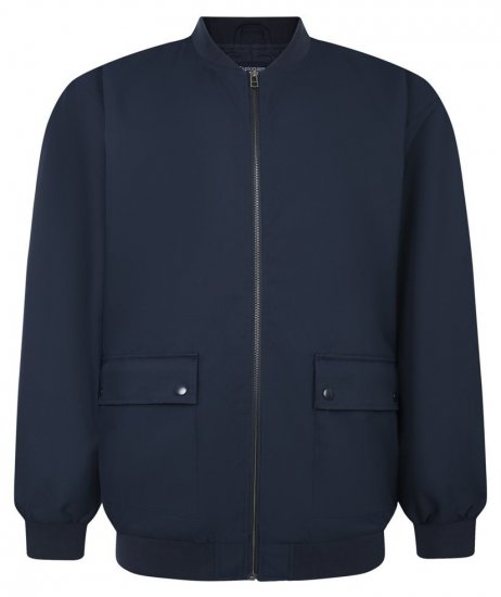 Espionage JT125 Prošívaná bunda námořnická modrá - Bundy - Bundy Nadměrné Velikosti - 2XL-8XL