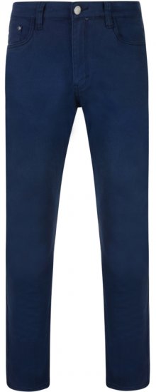 Kam Jeans Alba 5-pocket Stretch Chinos Navy TALL SIZES - PÁNSKÉ OBLEČENÍ MT-6XLT - TALL-velikosti