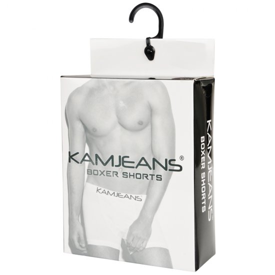 Kam Jeans Boxershorts Black and Navy 2-Pack - Spodní prádlo - Spodní Prádlo Nadměrné Velikosti 2XL-8XL