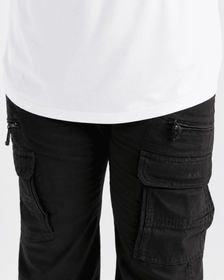Kam Jeans Cargo pants Black - Džíny & kalhoty - Džíny a Kalhoty - W40-W70