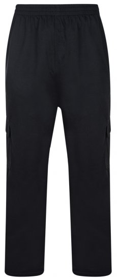 Kam Jeans Cargopocket Joggers "Lightweight" Black - Tepláky & kraťasy - Tepláky a Teplákové Kraťasy 2XL-12XL