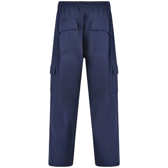 Kam Jeans Cargopocket Joggers "Lightweight" Navy - Tepláky & kraťasy - Tepláky a Teplákové Kraťasy 2XL-12XL