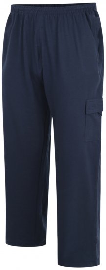Kam Jeans Lightweight Sweatpants with Cargo pocket Navy - Tepláky & kraťasy - Tepláky a Teplákové Kraťasy 2XL-12XL