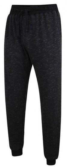 Kam Jeans 235 Melange Jog Bottoms Black - Tepláky & kraťasy - Tepláky a Teplákové Kraťasy 2XL-12XL