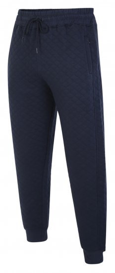 Kam Jeans 238 Quilted Jersey Joggers Navy - Tepláky & kraťasy - Tepláky a Teplákové Kraťasy 2XL-12XL
