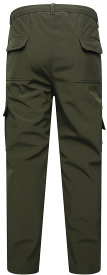 Kam Jeans 245 soft shell elastické kalhoty khaki - Džíny & kalhoty - Džíny a Kalhoty - W40-W70