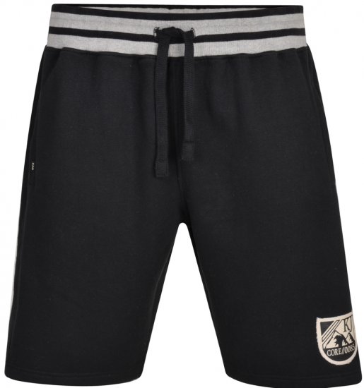 Kam Jeans 327 Jersey Shorts Black - Tepláky & kraťasy - Tepláky a Teplákové Kraťasy 2XL-12XL