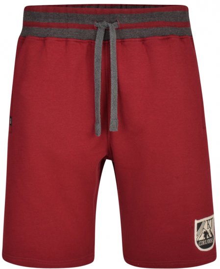 Kam Jeans 327 Jersey Shorts Burgundy - Tepláky & kraťasy - Tepláky a Teplákové Kraťasy 2XL-12XL