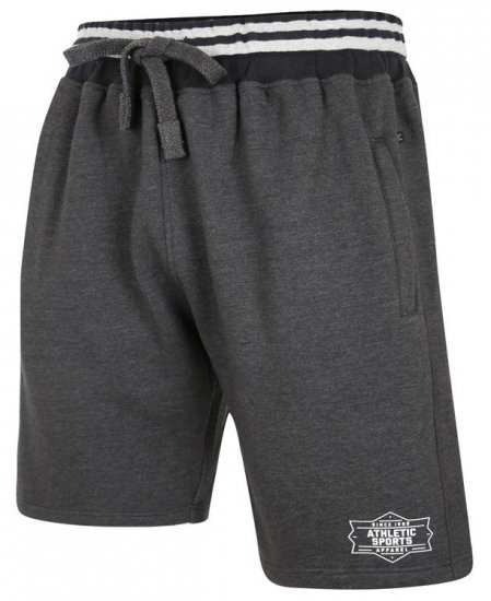 Kam Jeans 3301 Athletic Sports Jog Shorts Charcoal - Tepláky & kraťasy - Tepláky a Teplákové Kraťasy 2XL-12XL