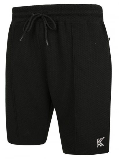 Kam Jeans 3305 Jaquard Mesh Shorts Black - Tepláky & kraťasy - Tepláky a Teplákové Kraťasy 2XL-12XL