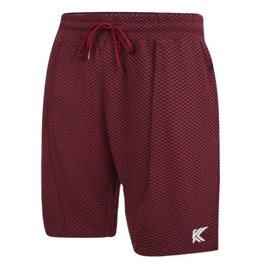 Kam Jeans 3305 Jaquard Mesh Shorts Burgundy - Tepláky & kraťasy - Tepláky a Teplákové Kraťasy 2XL-12XL