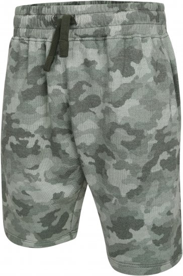 Kam Jeans 346 Camo Sweat Shorts Olive TALL SIZES - PÁNSKÉ OBLEČENÍ MT-6XLT - TALL-velikosti