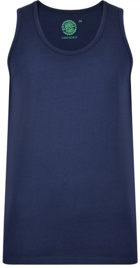 Kam Jeans 500 Tank Top Navy - Trička - Trička nadměrné velikosti - 2XL-14XL