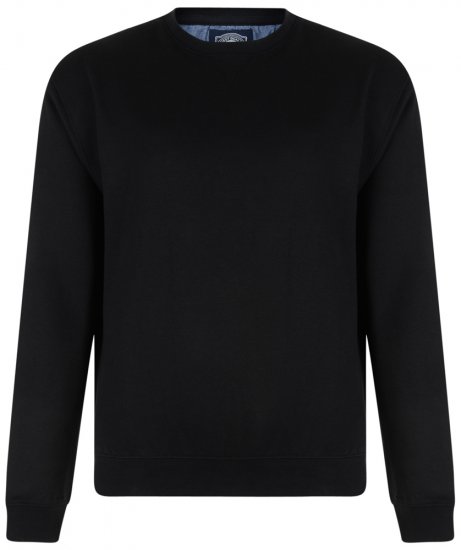 Kam Jeans Sweatshirt Black TALL SIZES - TALL-velikosti - TALL-velikosti