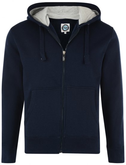 Kam Jeans Hoodie Navy TALL SIZES - PÁNSKÉ OBLEČENÍ MT-6XLT - TALL-velikosti