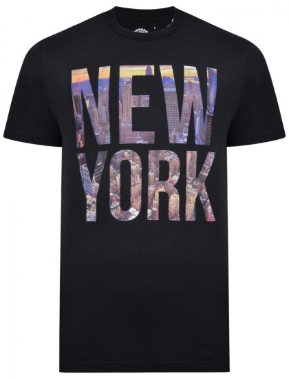 Kam Jeans 5257 T-shirt Navy - Trička - Trička nadměrné velikosti - 2XL-14XL