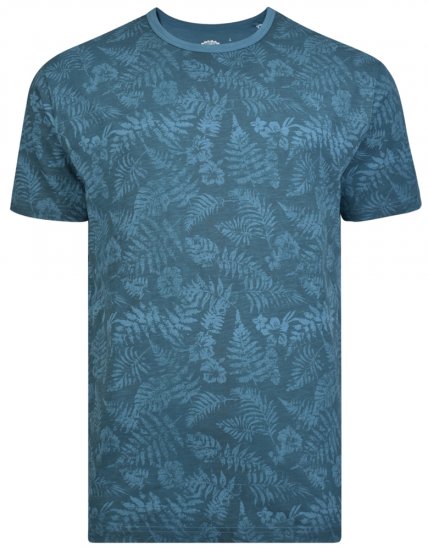 Kam Jeans 5261 T-shirt Denim - Trička - Trička nadměrné velikosti - 2XL-14XL