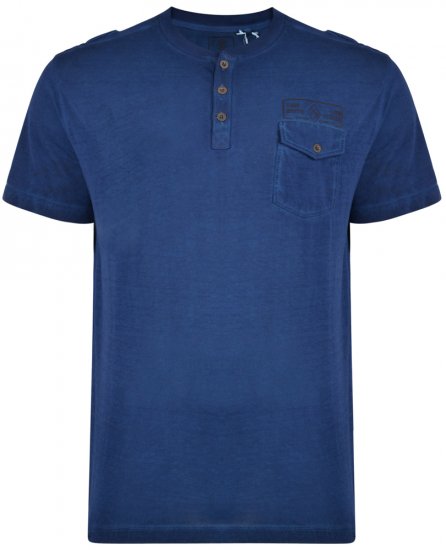 Kam Jeans 5262 T-shirt Denim - Trička - Trička nadměrné velikosti - 2XL-14XL