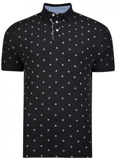 Kam Jeans 5272 Polo Black - Polokošile - Polokošile 2XL-8XL - Trička s límečkem 2XL-8XL