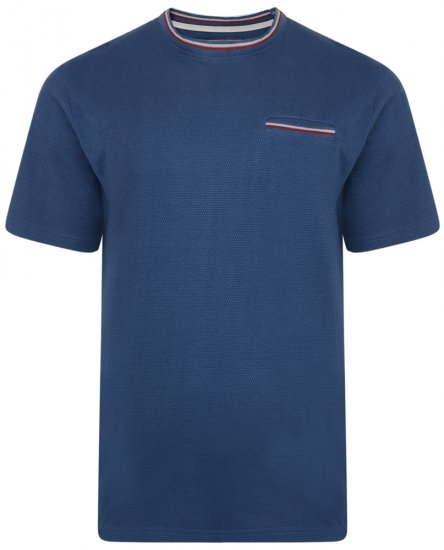 Kam Jeans 5285 T-shirt Denim - Trička - Trička nadměrné velikosti - 2XL-14XL