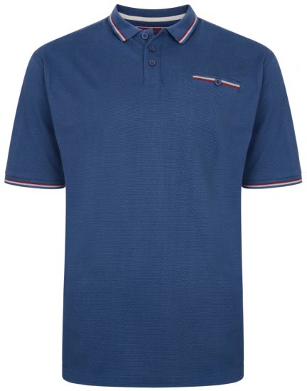 Kam Jeans 5291 Polo Denim - Polokošile - Polokošile 2XL-8XL - Trička s límečkem 2XL-8XL