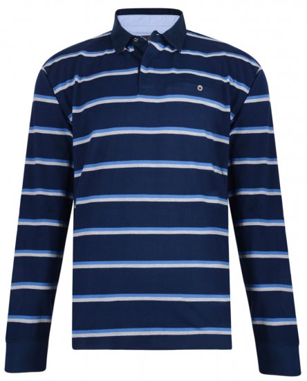 Kam Jeans 5297 Polo Navy - Polokošile - Polokošile 2XL-8XL - Trička s límečkem 2XL-8XL