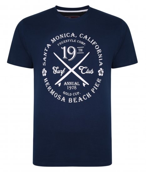 Kam Jeans 5331 Twin pack California Tee - Trička - Trička nadměrné velikosti - 2XL-14XL