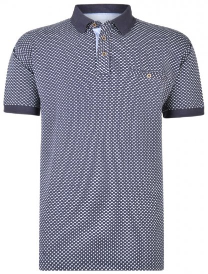 Kam Jeans 5408 Polo Navy - Polokošile - Polokošile 2XL-8XL - Trička s límečkem 2XL-8XL