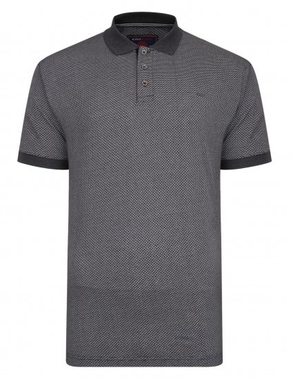 Kam Jeans Casual Look Polo Charcoal - Polokošile - Polokošile 2XL-8XL - Trička s límečkem 2XL-8XL
