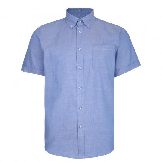 Kam Jeans 6205 Fresh Summer Shirt Blue - Košile - Košile 2XL-10XL