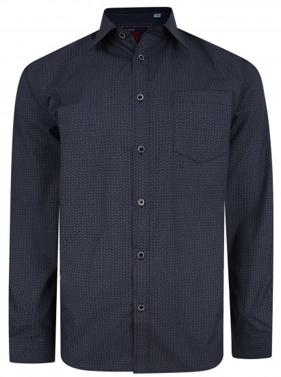 Kam Jeans 6209 LS Smart Pattern Print Shirt - Košile - Košile 2XL-10XL