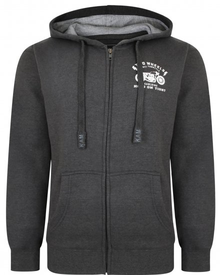 Kam Jeans 7043 Full Throttle Hoodie - Mikiny & mikiny s kapucí - Mikiny & Mikiny s kapucí 2XL-12XL