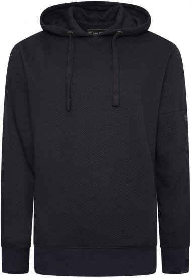Kam Jeans 7067 Textured Over Head Hoody NAVY - Mikiny & mikiny s kapucí - Mikiny & Mikiny s kapucí 2XL-12XL