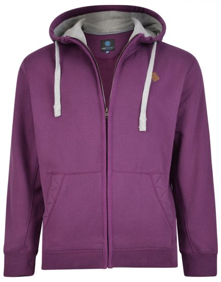 Kam Jeans 717 Hoodie Purple - Mikiny & mikiny s kapucí - Mikiny & Mikiny s kapucí 2XL-12XL