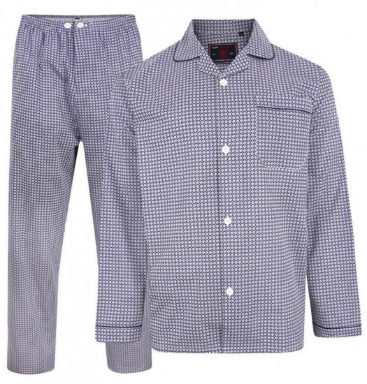 Kam Jeans 879 Dobby Print Pyjama Set - Spodní prádlo - Spodní Prádlo Nadměrné Velikosti 2XL-8XL
