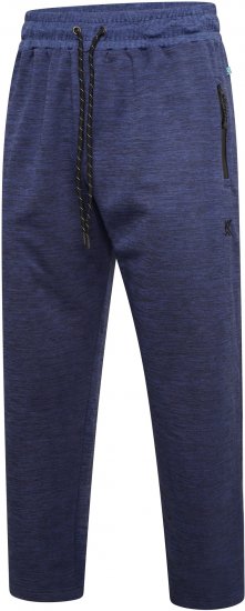 Kam Jeans AP006 Active Performance Marl Jog Pants Indigo - Tepláky & kraťasy - Tepláky a Teplákové Kraťasy 2XL-12XL