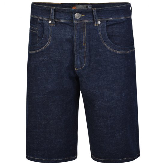 Kam Jeans Benjamin Shorts Indigo - Šortky - Šortky Nadměrné Velikosti W40-W60