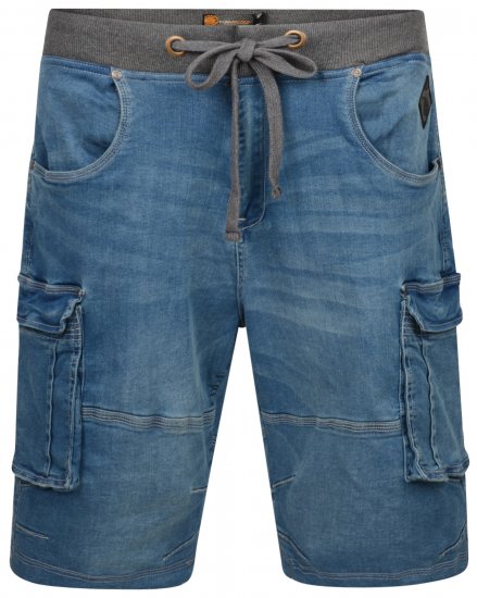 Kam Jeans Dito Denim Shorts Light Used - Šortky - Šortky Nadměrné Velikosti W40-W60
