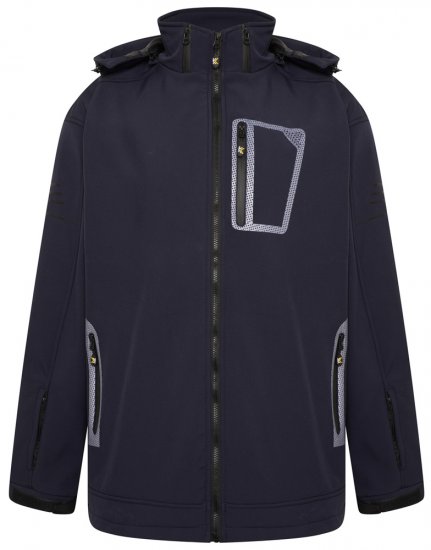 Kam Jeans KV39 Lehká bunda Tmavě modrá - Bundy - Bundy Nadměrné Velikosti - 2XL-8XL