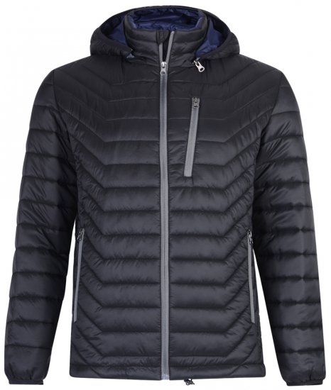 Kam Jeans KV90 Jacket Black - Bundy - Bundy Nadměrné Velikosti - 2XL-8XL