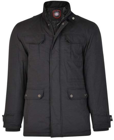 Kam Jeans KV95 Jacket Black - Bundy - Bundy Nadměrné Velikosti - 2XL-8XL