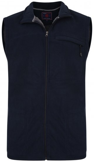 Kam Jeans KV99 Fleece Vest Navy - Sportovní oblečení - Sportovní Oblečení 2XL-10XL