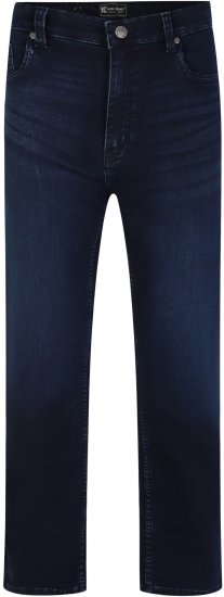 Kam Jeans Nunez Knitted Denim Stretch Fashion Jeans Dark Blue - Džíny & Kalhoty - Džíny a Kalhoty - W40-W70