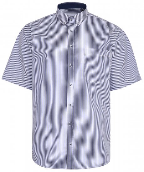 Kam Jeans 643 Premium Short Sleeve Shirt Navy - Košile - Košile 2XL-10XL